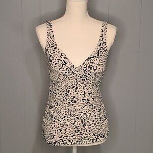 Leopard Print Bathing Suit Top